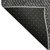 10' X 14' Charcoal And Silver Geometric Washable Area Rug With UV Protection
