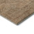 5' X 8' Copper And Brown Geometric Washable Area Rug With UV Protection