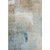 10' X 14' Taupe Blue And Ivory Abstract Washable Area Rug With UV Protection