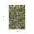5' X 8' Olive Green Gold And Charcoal Abstract Washable Area Rug With UV Protection 5' X 8' Olive Green Gold And Charcoal Abstract Washable Area Rug With UV Protection
