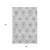 9' X 12' Silver And Gray Medallion Washable Area Rug With UV Protection