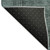 5' X 8' Teal And Gray Striped Washable Area Rug With UV Protection
