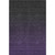 8' X 10' Eggplant And Charcoal Ombre Washable Area Rug With UV Protection