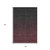 5' X 8' Merlot And Charcoal Ombre Washable Area Rug With UV Protection 5' X 8' Merlot And Charcoal Ombre Washable Area Rug With UV Protection