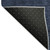 9' X 12' Navy Blue And Charcoal Ombre Washable Area Rug With UV Protection
