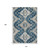 10' X 14' Navy Blue Ivory And Beige Medallion Washable Area Rug With UV Protection 10' X 14' Navy Blue Ivory And Beige Medallion Washable Area Rug With UV Protection
