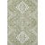 8' X 10' Artichoke Green And Ivory Medallion Washable Area Rug With UV Protection 8' X 10' Artichoke Green And Ivory Medallion Washable Area Rug With UV Protection