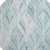 8' Aqua And Ivory Geometric Washable Round Rug With UV Protection