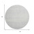 8' Silver And Gray Striped Washable Round Rug With UV Protection 8' Silver And Gray Striped Washable Round Rug With UV Protection