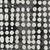 9' X 12' Black And Ivory Polka Dot Washable Area Rug With UV Protection