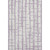 3' X 5' Lavender And Beige Striped Washable Area Rug With UV Protection