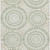 8' X 10' Artichoke Green And Ivory Geometric Washable Area Rug With UV Protection