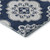 5' X 8' Navy Blue And Ivory Medallion Washable Area Rug With UV Protection 5' X 8' Navy Blue And Ivory Medallion Washable Area Rug With UV Protection