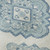 3' X 5' Teal And Ivory Medallion Washable Area Rug With UV Protection 3' X 5' Teal And Ivory Medallion Washable Area Rug With UV Protection