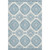 10' X 14' Teal And Ivory Medallion Washable Area Rug With UV Protection 10' X 14' Teal And Ivory Medallion Washable Area Rug With UV Protection