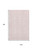 8' X 10' Pink And Ivory Geometric Washable Area Rug With UV Protection 8' X 10' Pink And Ivory Geometric Washable Area Rug With UV Protection