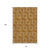 10' X 14' Terra Cotta And Ivory Geometric Washable Area Rug With UV Protection