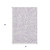 3' X 5' Lavender And Ivory Floral Washable Area Rug With UV Protection 3' X 5' Lavender And Ivory Floral Washable Area Rug With UV Protection