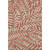 10' X 14' Rust And Beige Floral Washable Area Rug With UV Protection 10' X 14' Rust And Beige Floral Washable Area Rug With UV Protection