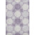 3' X 5' Purple Ivory And Gray Geometric Washable Area Rug With UV Protection