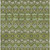 8' X 10' Olive Green And Beige Moroccan Washable Area Rug With UV Protection