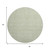 8' Artichoke Green And Ivory Abstract Geometric Washable Round Rug With UV Protection