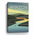 24" x 16" Vibrant South American Amazon Canvas Wall Art