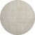 8' Beige And Ivory Abstract Geometric Washable Round Rug With UV Protection 8' Beige And Ivory Abstract Geometric Washable Round Rug With UV Protection