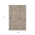 9' X 12' Brown And Ivory Abstract Geometric Washable Area Rug With UV Protection 9' X 12' Brown And Ivory Abstract Geometric Washable Area Rug With UV Protection
