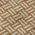 8' Terra Cotta And Beige Abstract Geometric Washable Round Rug With UV Protection
