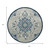 7' Blue And Gray Wool Medallion Hand Tufted Round Rug 7' Blue And Gray Wool Medallion Hand Tufted Round Rug