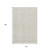 10' X 14' Beige And Ivory Geometric Washable Area Rug With UV Protection