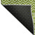 10' X 14' Lime Green And Ivory Striped Washable Area Rug With UV Protection 10' X 14' Lime Green And Ivory Striped Washable Area Rug With UV Protection