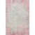 5' X 8' Pink And Ivory Abstract Washable Area Rug With UV Protection