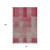 10' X 14' Burgundy And Gray Striped Washable Area Rug With UV Protection 10' X 14' Burgundy And Gray Striped Washable Area Rug With UV Protection