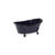 3" Blue Metal Hand Painted Decorative Tub Tabletop Sculpture 3" Blue Metal Hand Painted Decorative Tub Tabletop Sculpture