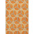 8' X 10' Orange Ivory And Blue Geometric Washable Area Rug With UV Protection 8' X 10' Orange Ivory And Blue Geometric Washable Area Rug With UV Protection