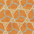 10' X 14' Orange Ivory And Blue Geometric Washable Area Rug With UV Protection