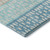 9' X 12' Teal Beige And Ivory Geometric Washable Area Rug With UV Protection 9' X 12' Teal Beige And Ivory Geometric Washable Area Rug With UV Protection
