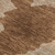 5' X 8' Terra Cotta And Beige Abstract Washable Area Rug With UV Protection
