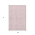 5' X 8' Pink And Ivory Geometric Washable Area Rug With UV Protection 5' X 8' Pink And Ivory Geometric Washable Area Rug With UV Protection