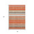 8' X 10' Coral Gray And Beige Striped Washable Area Rug With UV Protection 8' X 10' Coral Gray And Beige Striped Washable Area Rug With UV Protection