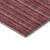 3' X 5' Pink And Ivory Striped Washable Area Rug With UV Protection 3' X 5' Pink And Ivory Striped Washable Area Rug With UV Protection