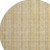 8' Wheat Gray And Gold Striped Washable Round Rug With UV Protection 8' Wheat Gray And Gold Striped Washable Round Rug With UV Protection
