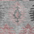 3' X 5' Gray Mauve And Silver Southwestern Washable Area Rug With UV Protection