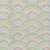 5' X 8' Pearl Orange And Green Geometric Washable Area Rug With UV Protection