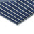 9' X 12' Navy Blue And Ivory Striped Washable Area Rug With UV Protection