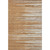 10' X 14' Rust Ivory And Gold Striped Washable Area Rug With UV Protection