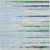 3' X 5' Sky Blue Olive Green And Ivory Striped Washable Area Rug With UV Protection