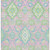 9' X 12' Pink Teal And Lime Green Oriental Washable Area Rug With UV Protection 9' X 12' Pink Teal And Lime Green Oriental Washable Area Rug With UV Protection